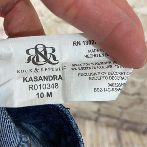 Rock & Republic Kasandra Boot cut Jeans size 10 - Picture 11 of 13
